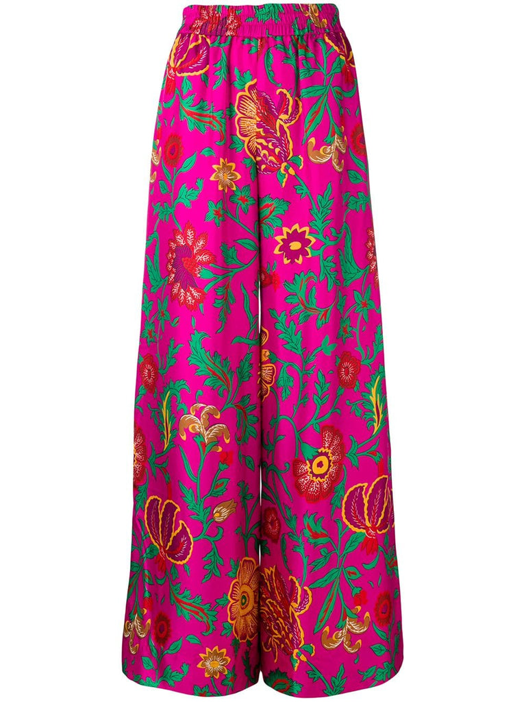 floral palazzo trousers