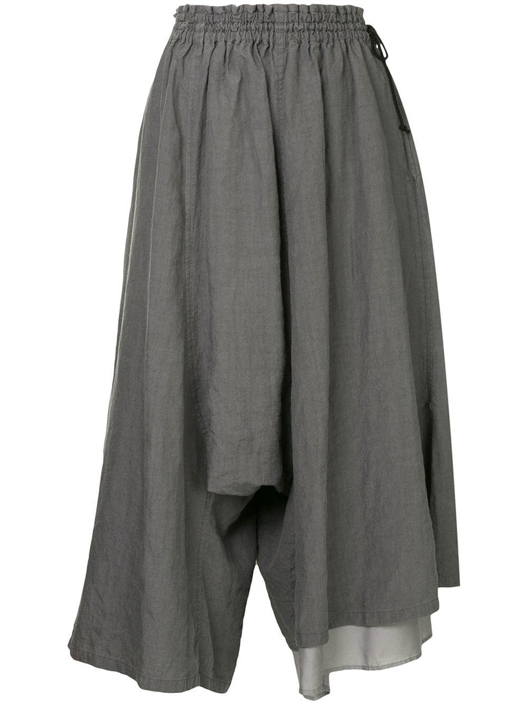 draped midi culottes