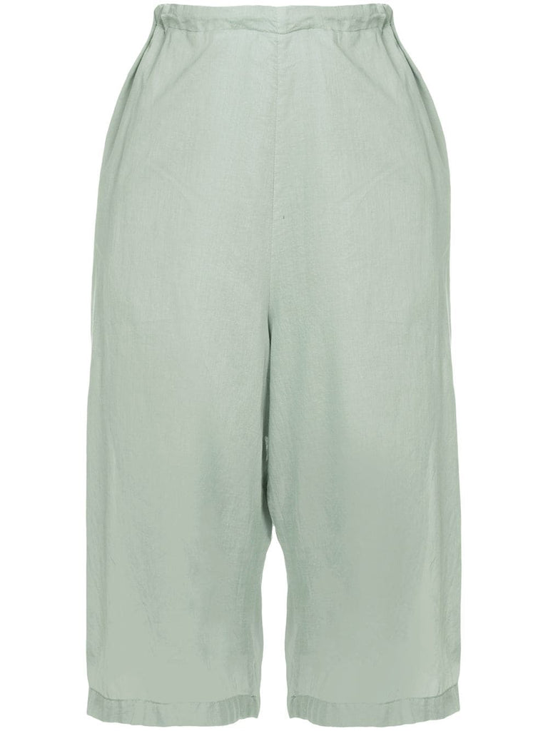 ruched culotte trousers