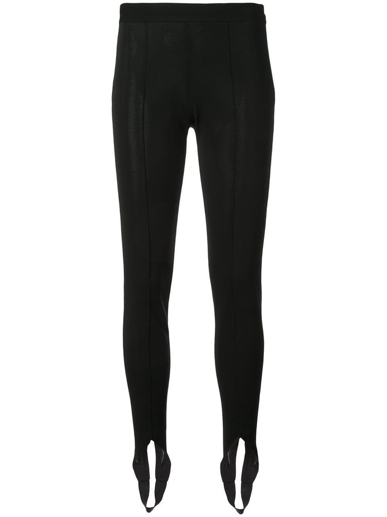 skinny stirrup trousers