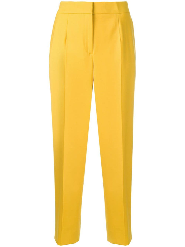 high-rise tailored trousers