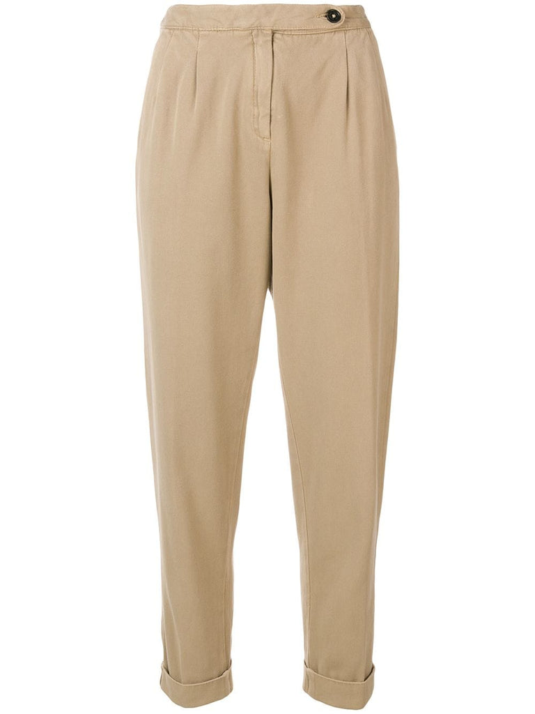 slim-fit trousers