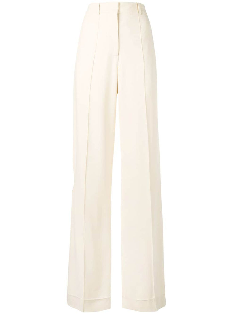 cutout high-waisted trousers