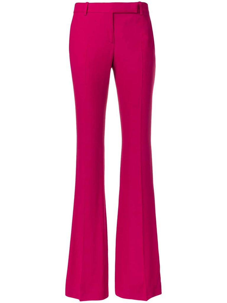 tailored flared trousers