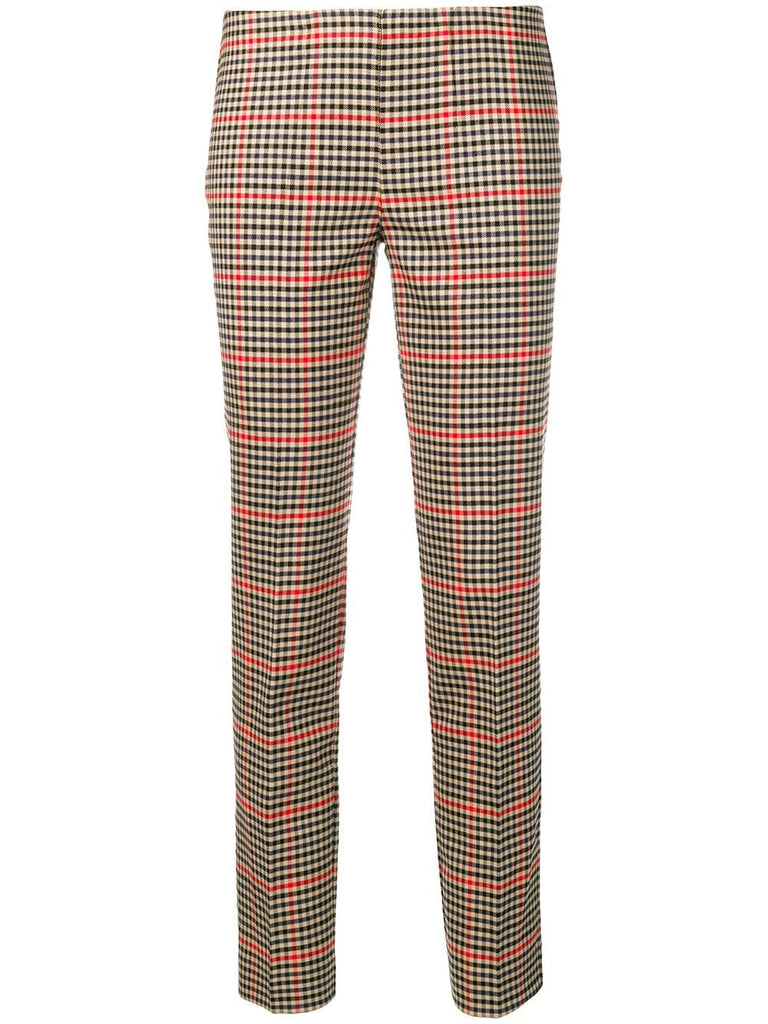 checkered trousers