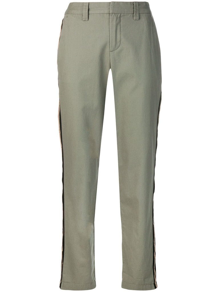 Pomello side stripe trousers