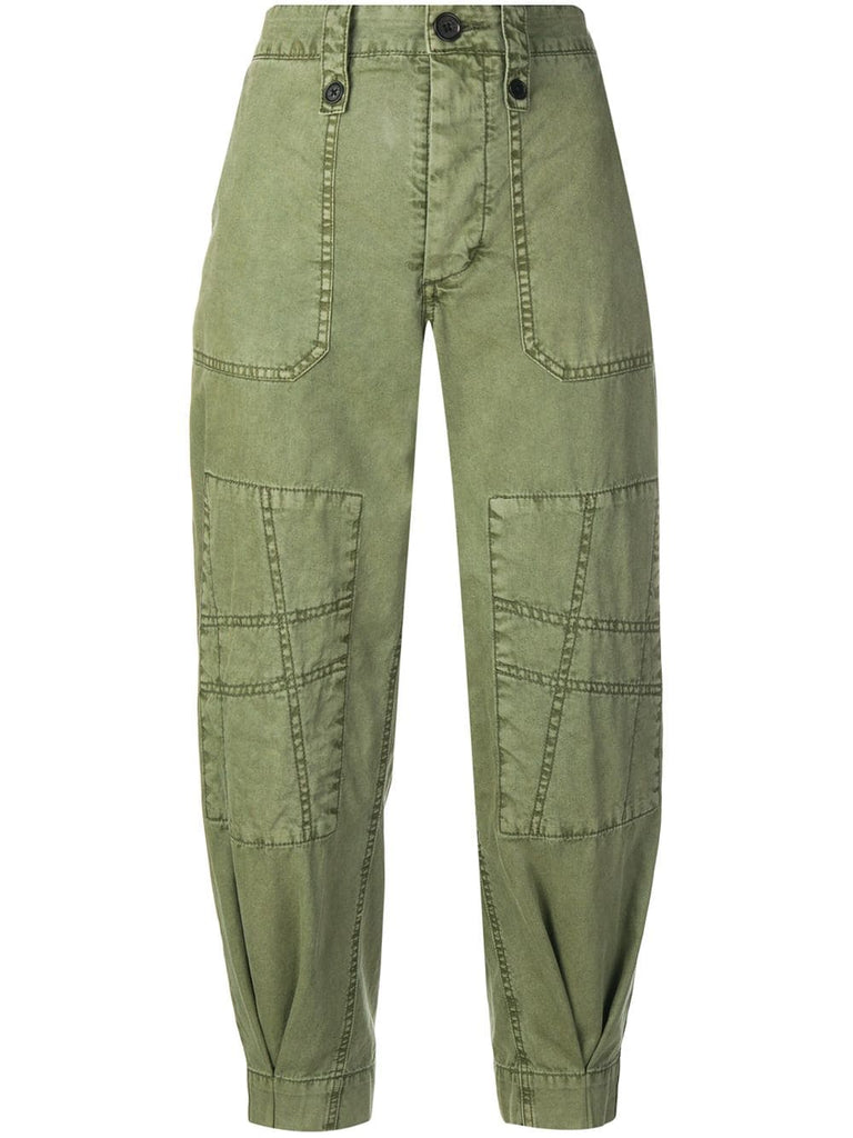 Pia military trousers