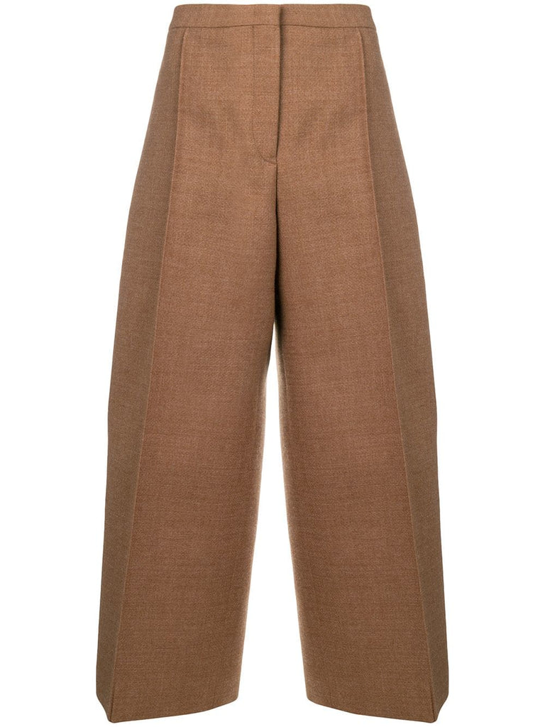 tailored crop trousers