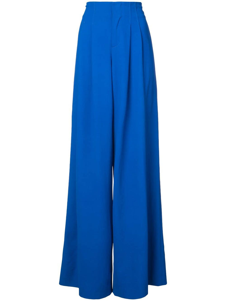 pleated palazzo pants