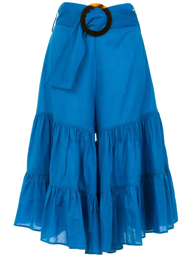 ruffled culottes