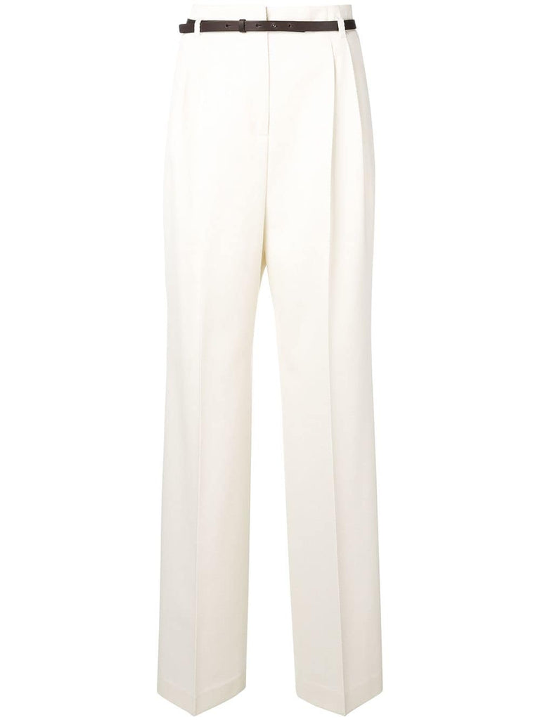 tailored high waisted trousers