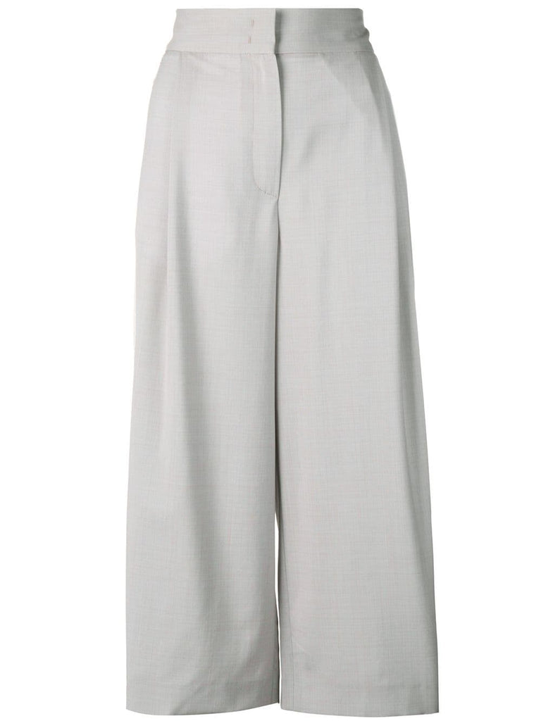 cropped palazzo trousers