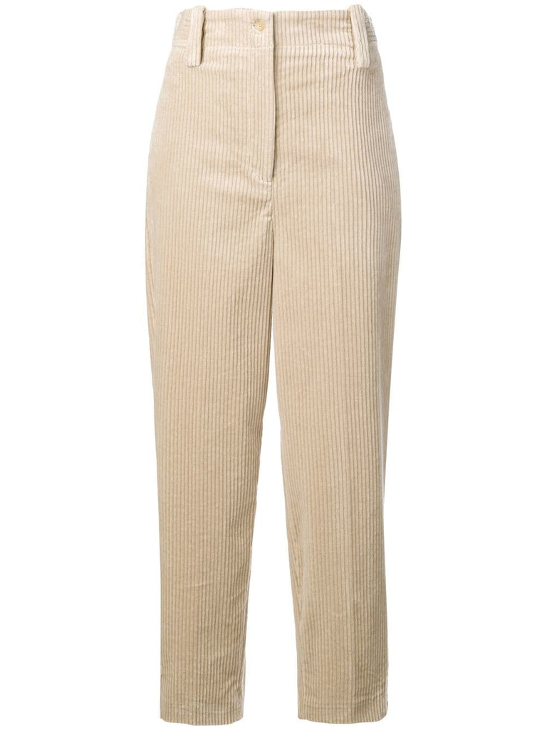 loose fit corduroy trousers