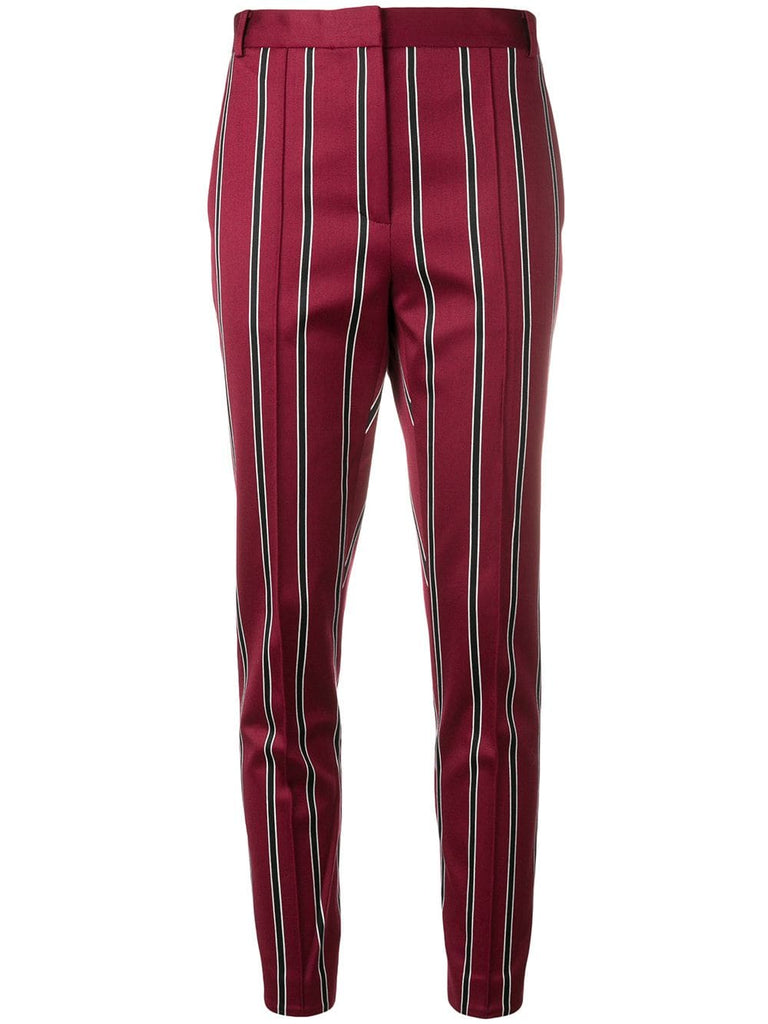 striped skinny trousers