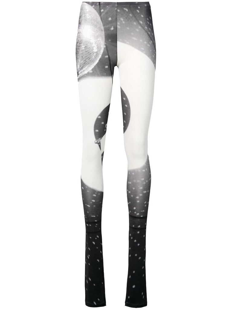 disco ball print leggings