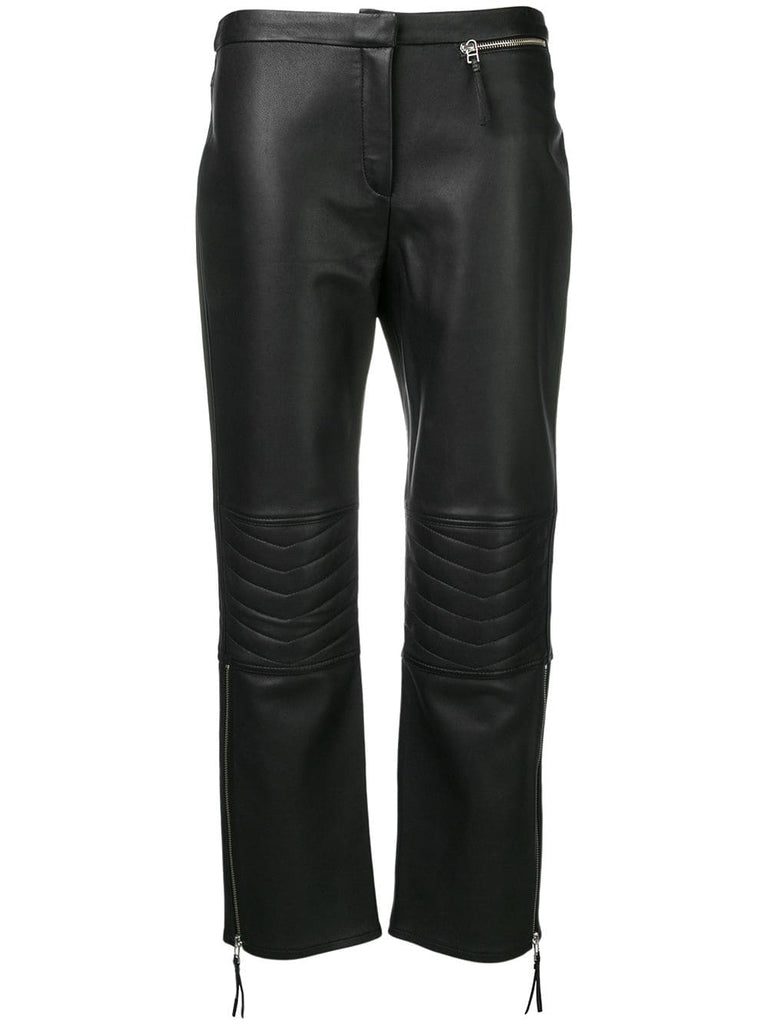 Virana leather trousers