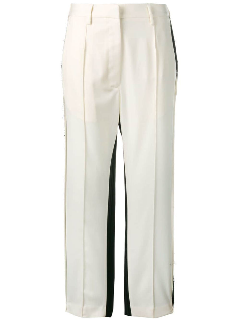 twill suiting trousers