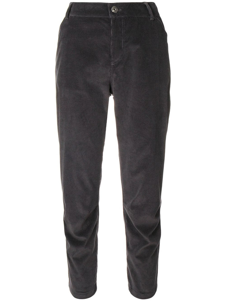 cropped corduroy trousers