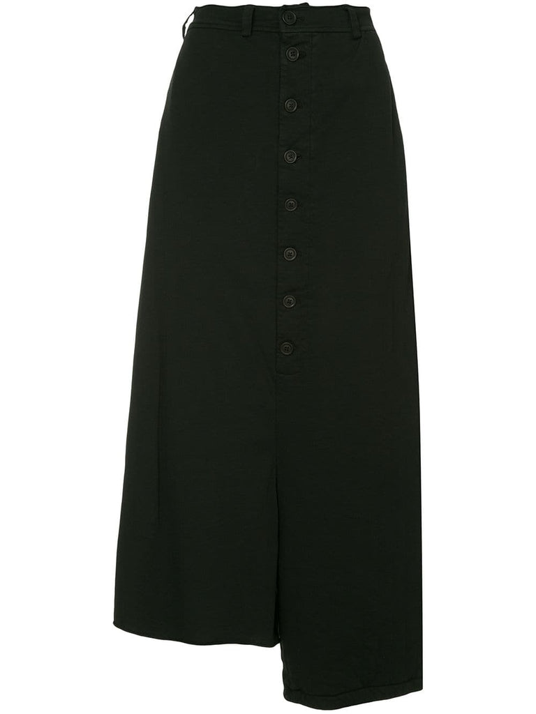 loose asymmetric trousers