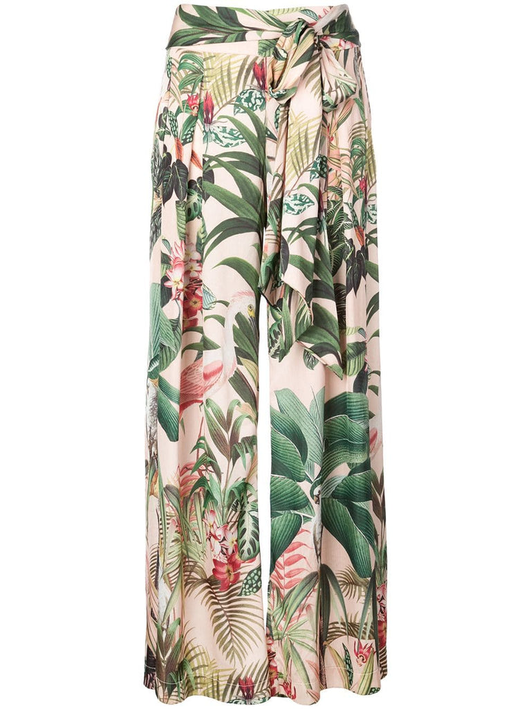 Paradise Print palazzo pants