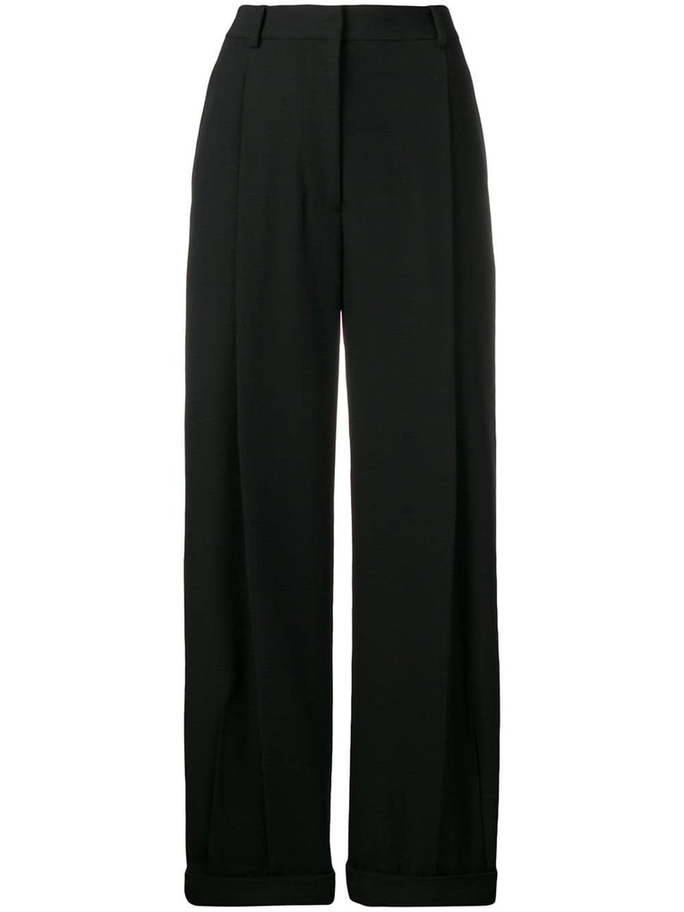 classic side striped trousers