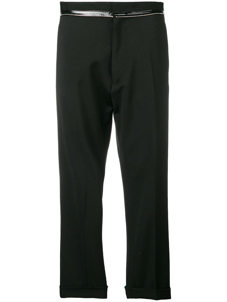 tailored wide-leg trousers