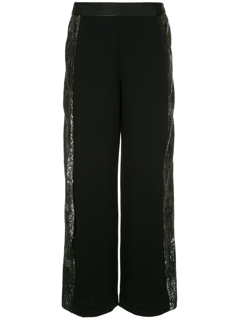 Evelyn sequin embellished trousers