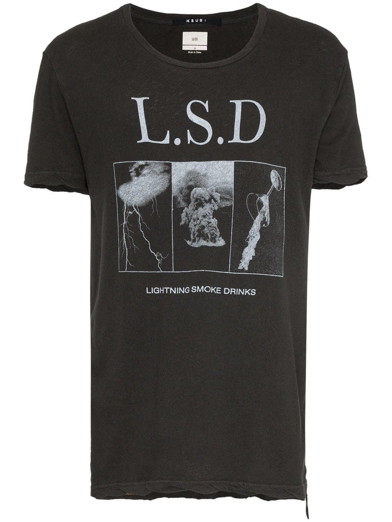 L.S.D print T-shirt