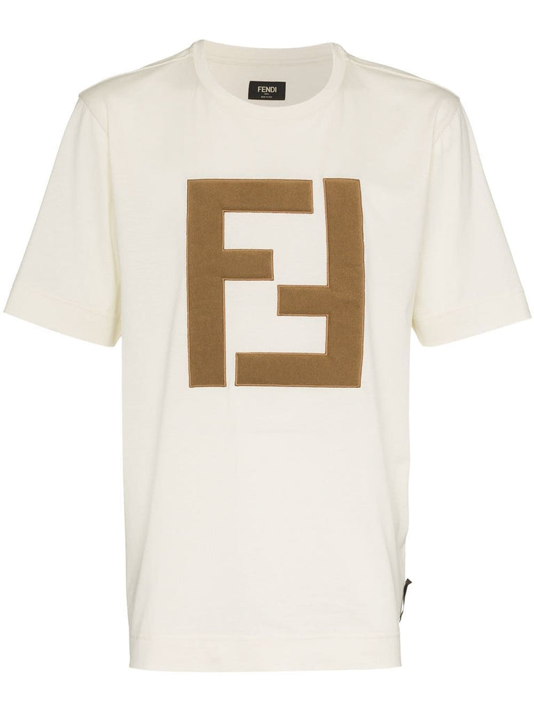 logo embellished cotton t-shirt