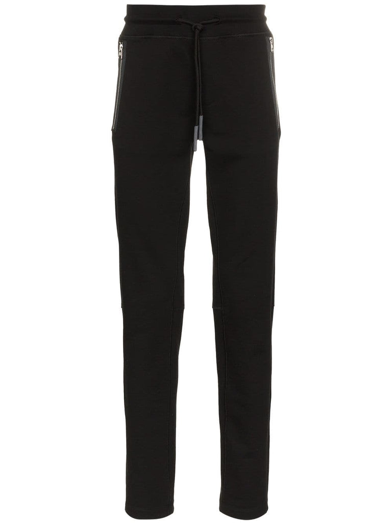 zipped pocket cotton sweatpants