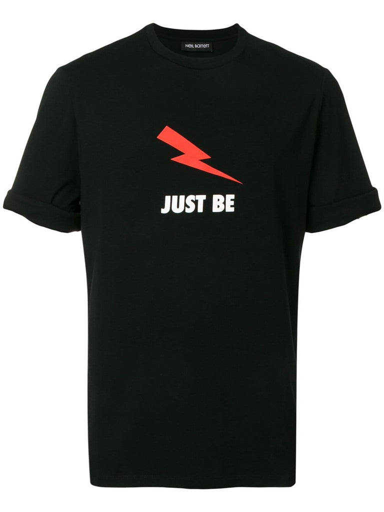 Just Be print T-shirt