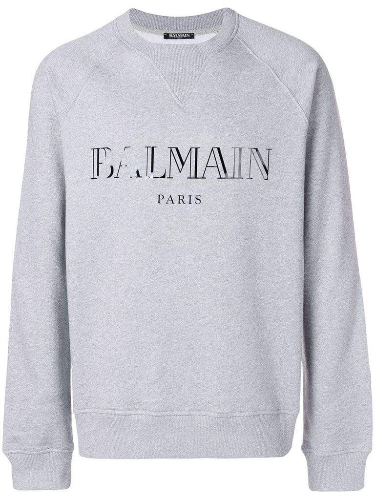 logo print sweatshirt