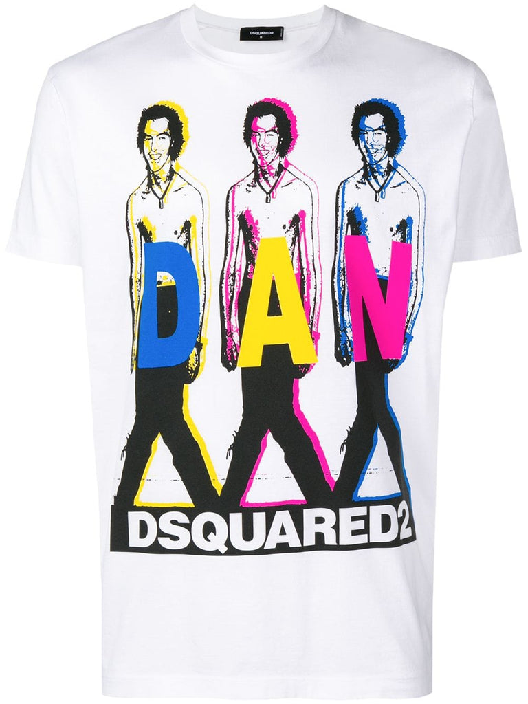 Dan print T-shirt