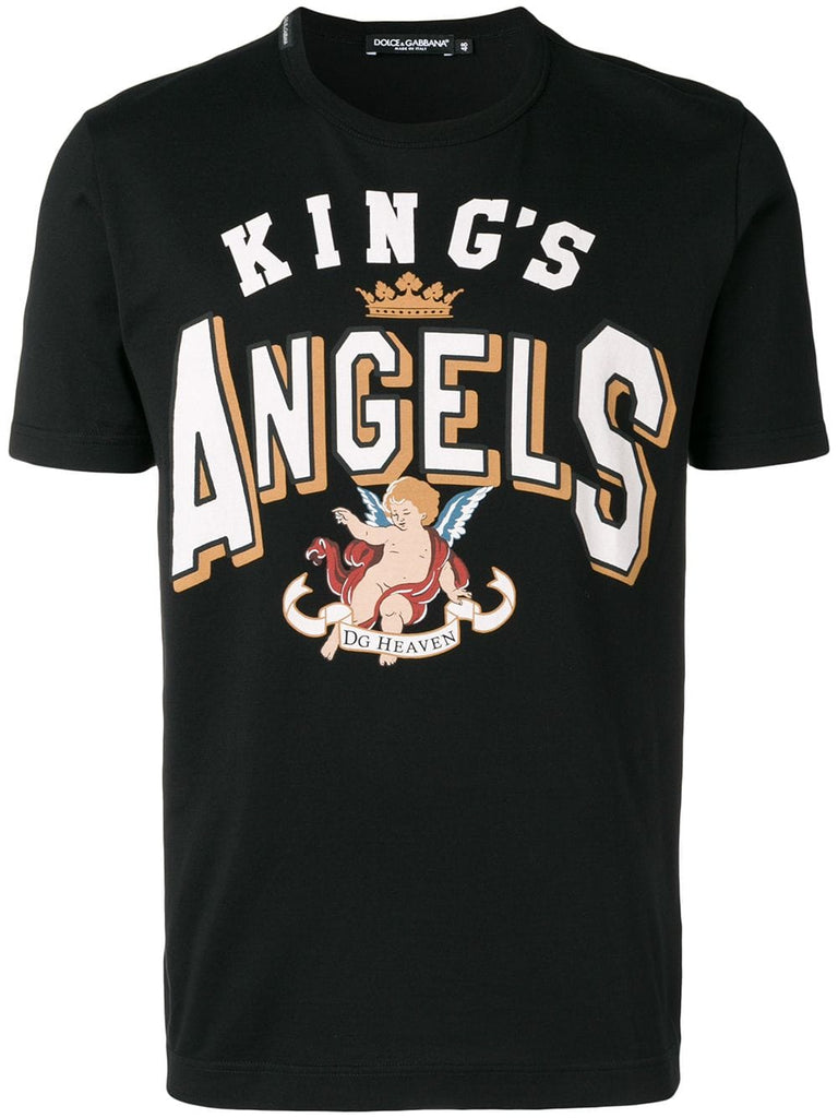 King's Angels' printed T-shirt