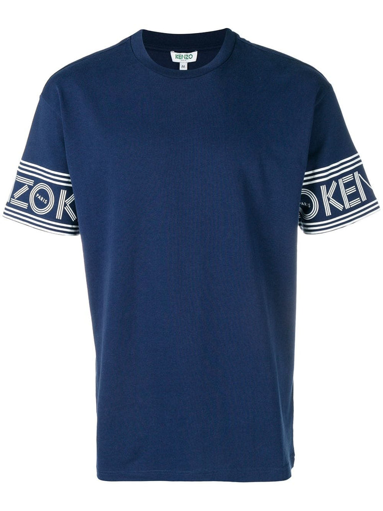 logo sleeved T-shirt