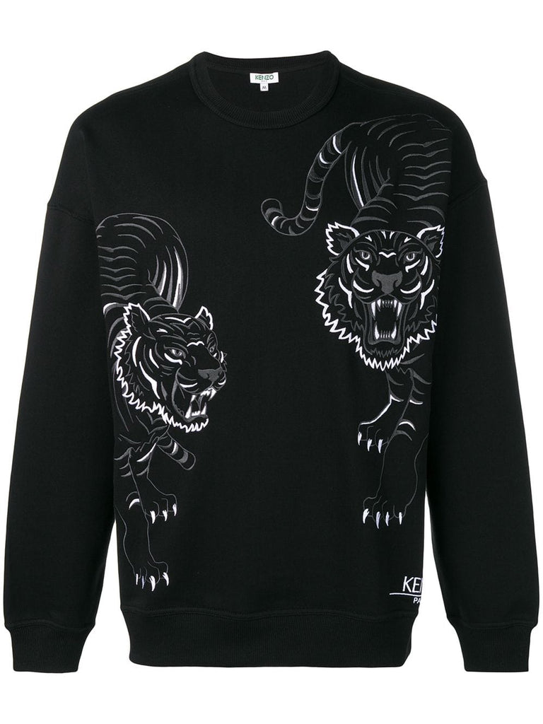 Tiger embroidered sweatshirt