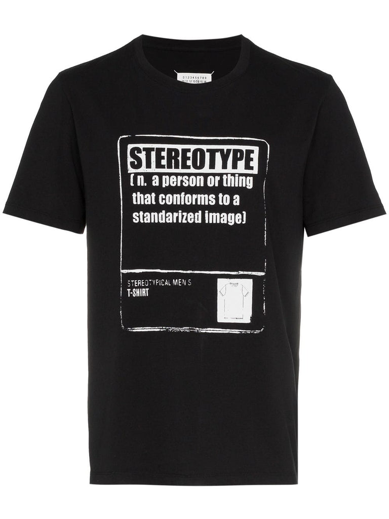 stereotype print t-shirt