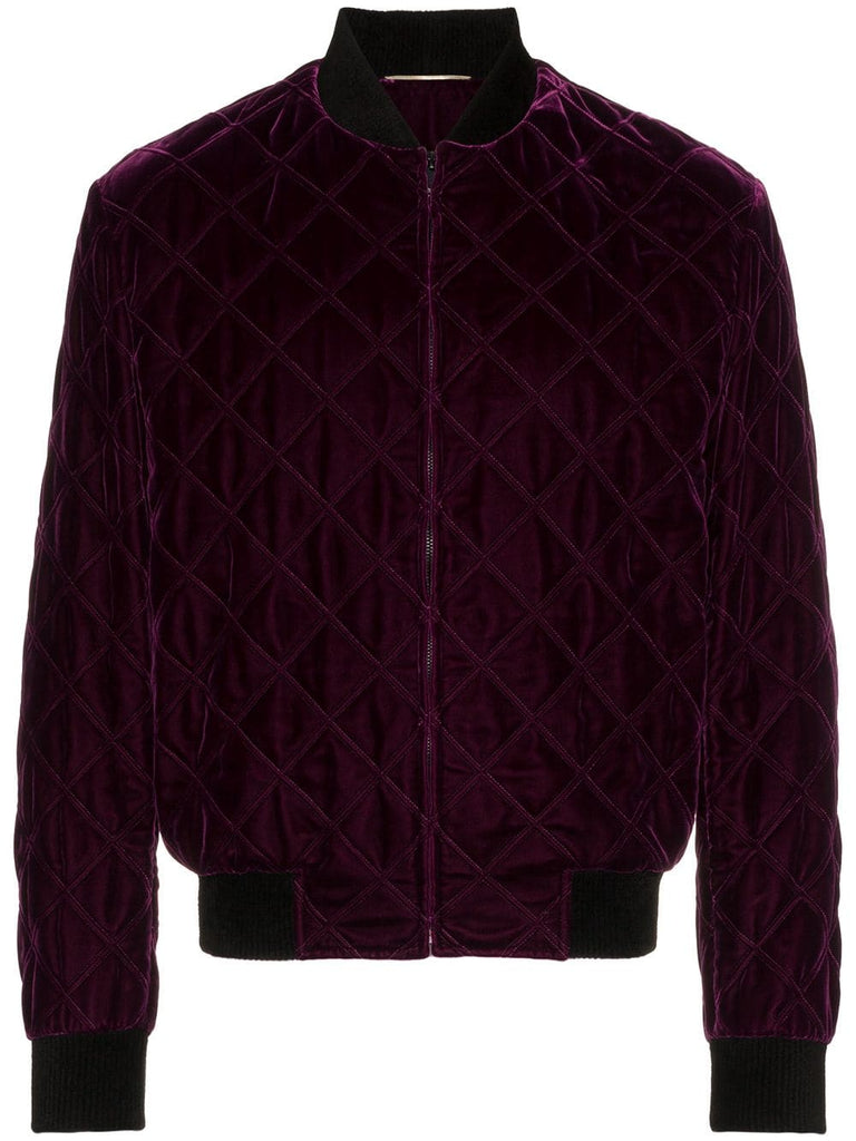 Velvet Bomber Jacket