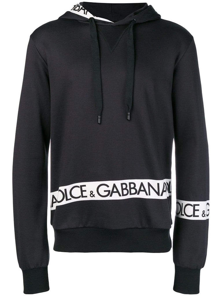 logo pullover hoodie