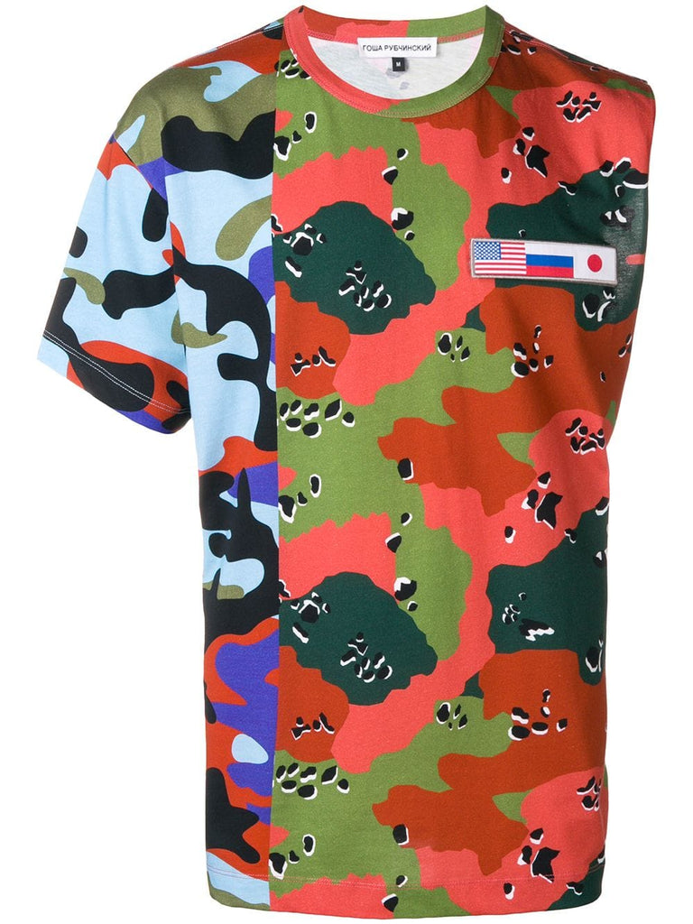 camouflage hybrid T-shirt