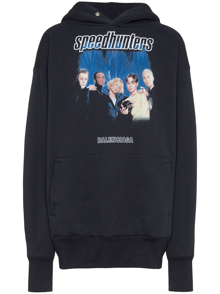 Speed Hunters cotton-blend hoodie