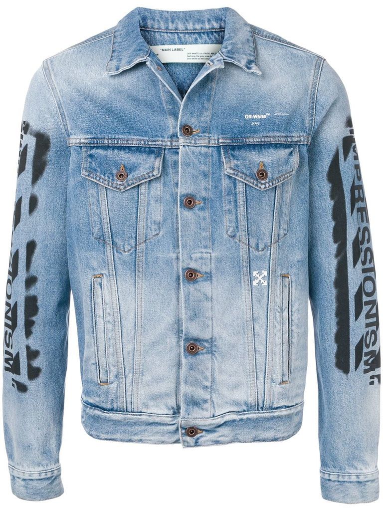 impressionism' denim jacket