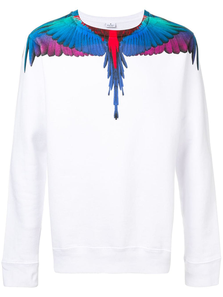 wings-print sweatshirt