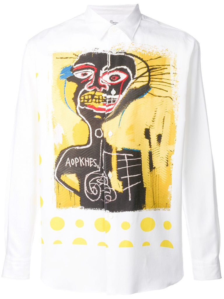 Comme des Garçons x Jean-Michel Basquiat printed shirt