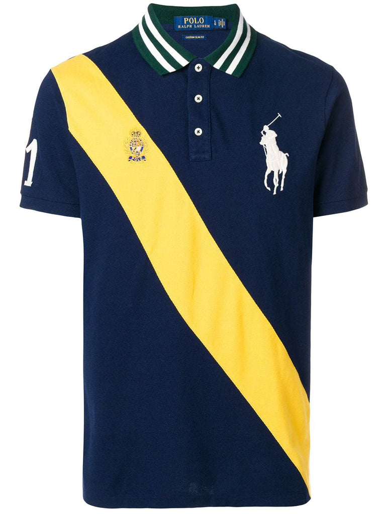 classic-fit mesh polo shirt