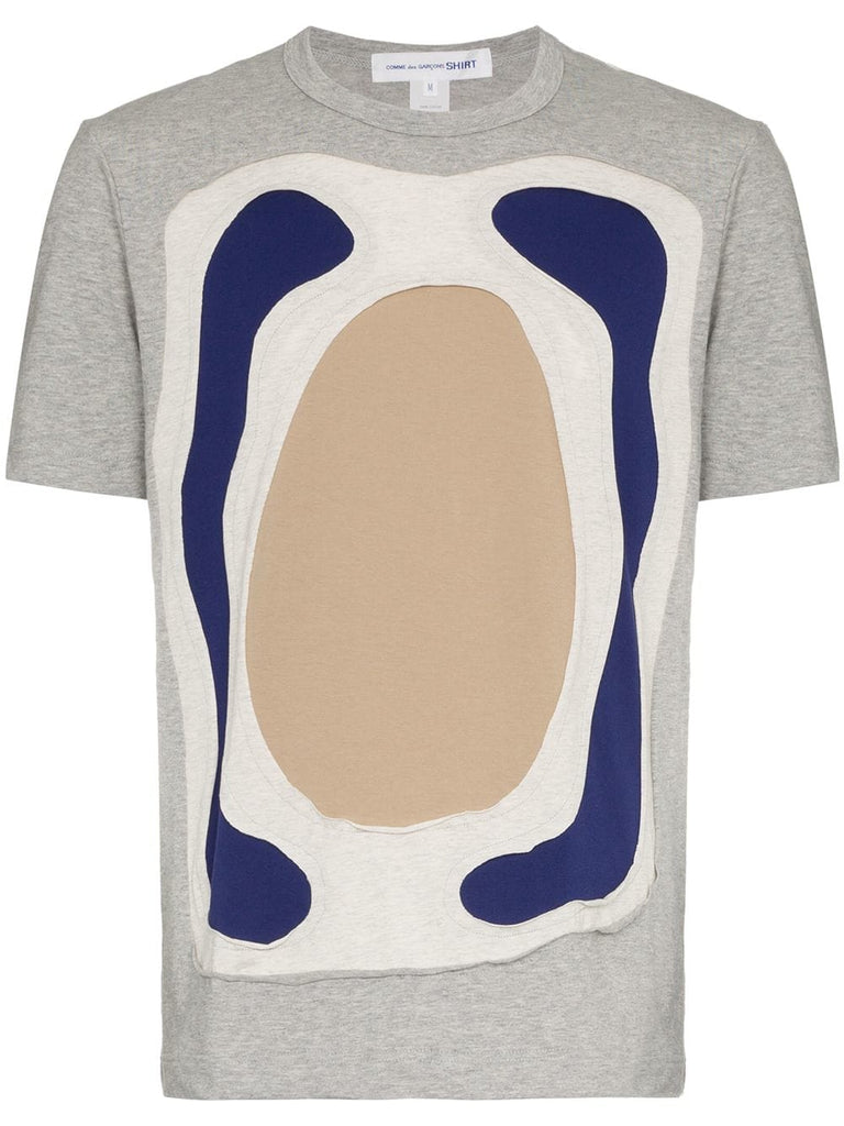 Cut out panel cotton Tshirt