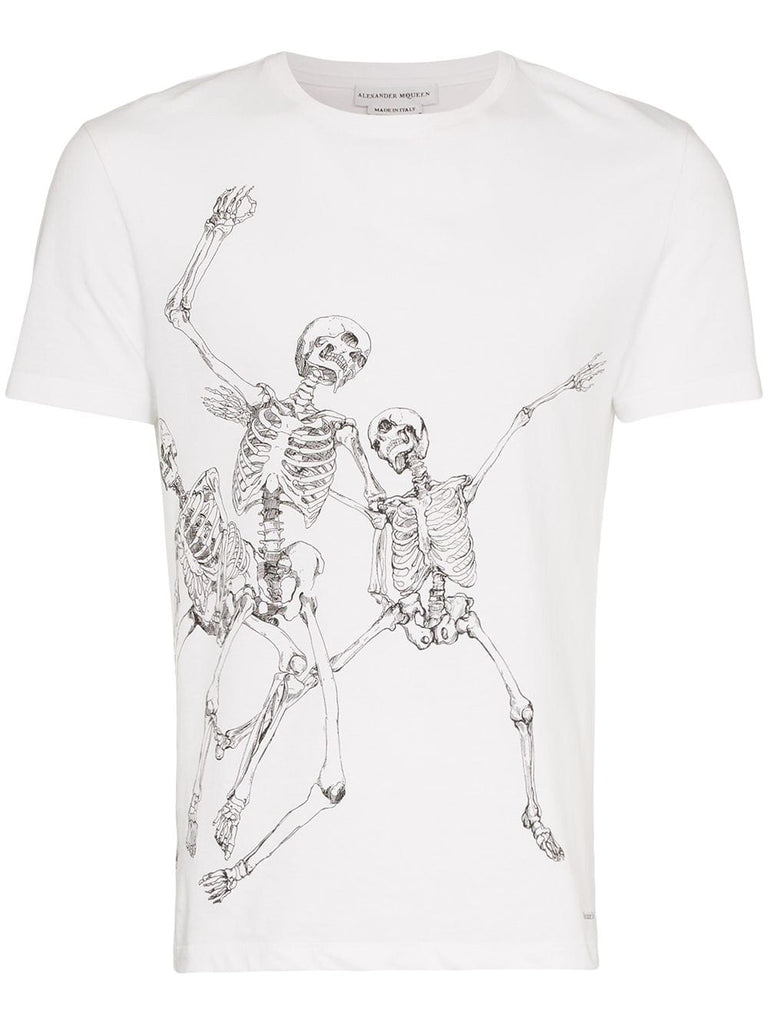 skeleton graphic print T-shirt