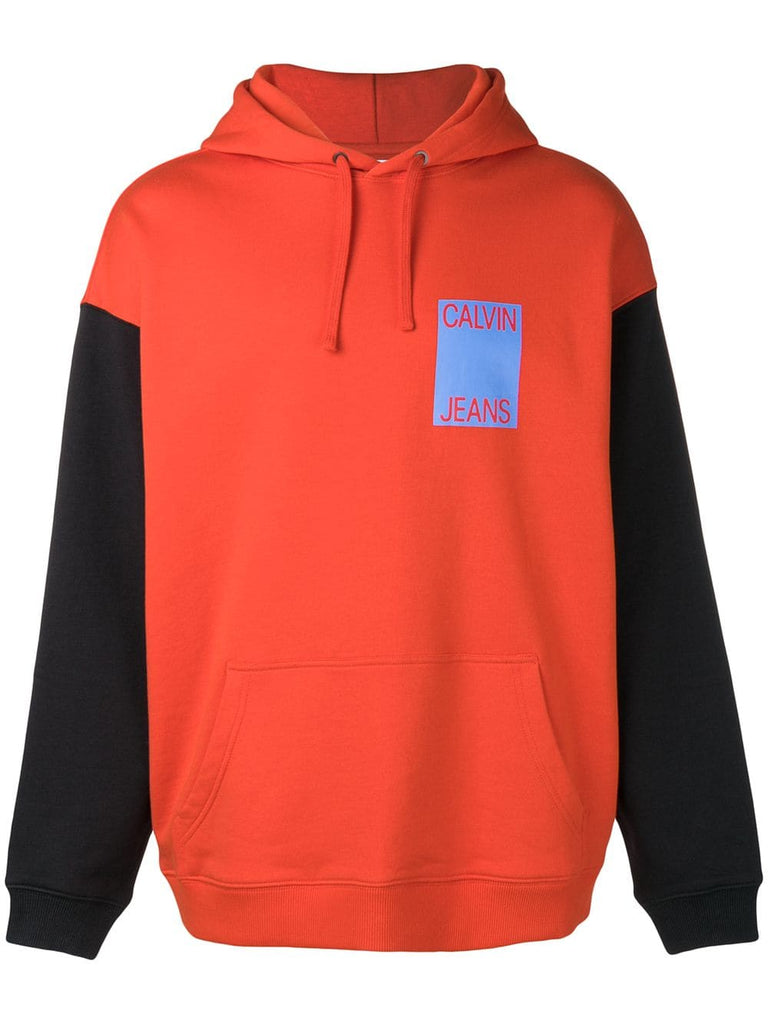 chest logo hoodie