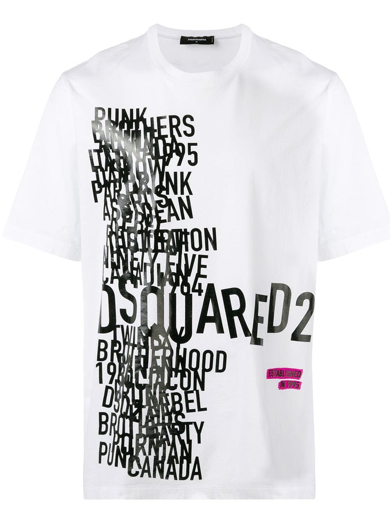 word print T-shirt