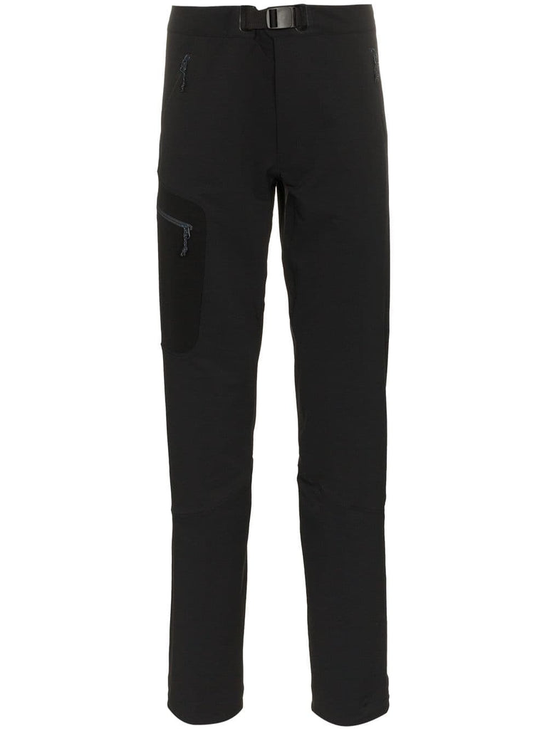 Black GAMMA LT tapered trousers